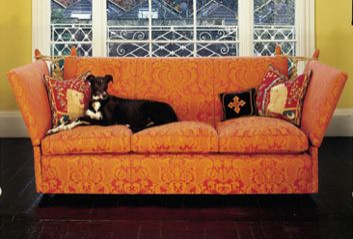 The Three-Seater Knole Sofa in Fabric