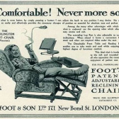 J Foot & Son Ltd Patent Adjustable Rest Chair