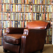 Restored French Leather Club Chair..
