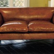 Two-Seater Ibsen Sofa in Leather